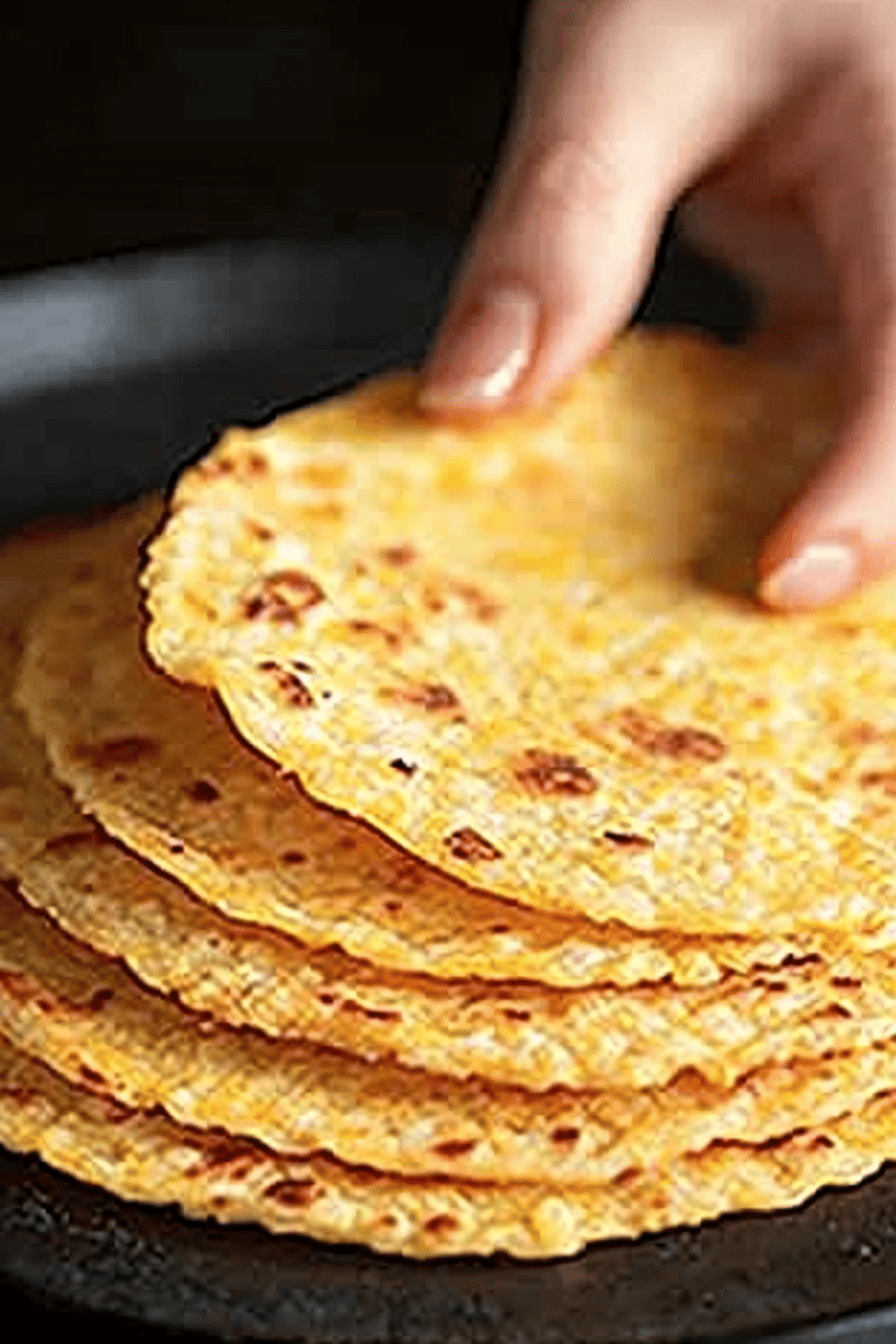 low-carb cauliflower tortillas final dish beautifully presented and ready to serve