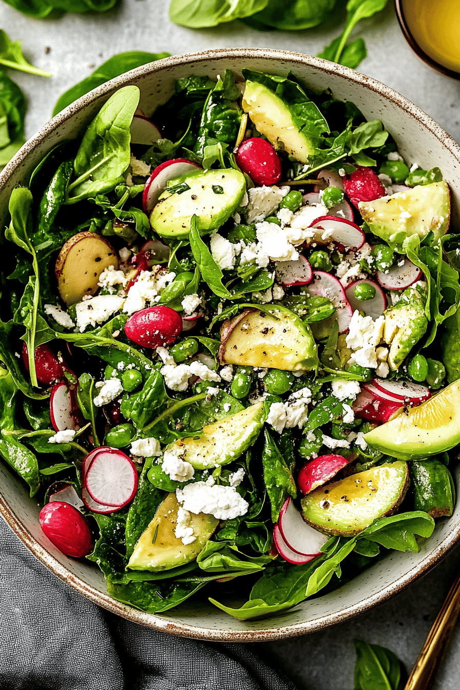 spring salad tips final dish beautifully presented and ready to serve