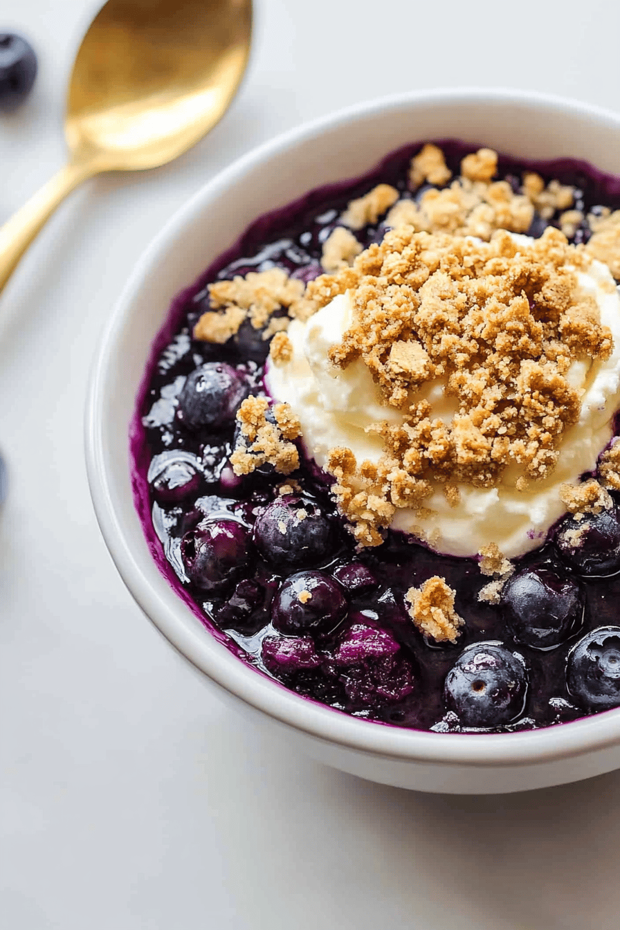 Blueberry Crumble Recipe