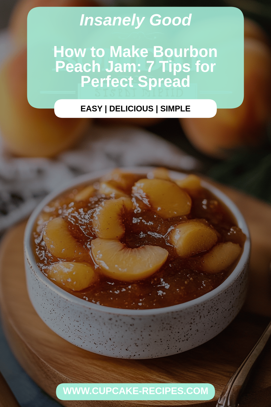 Bourbon Peach Jam final dish beautifully presented and ready to serve