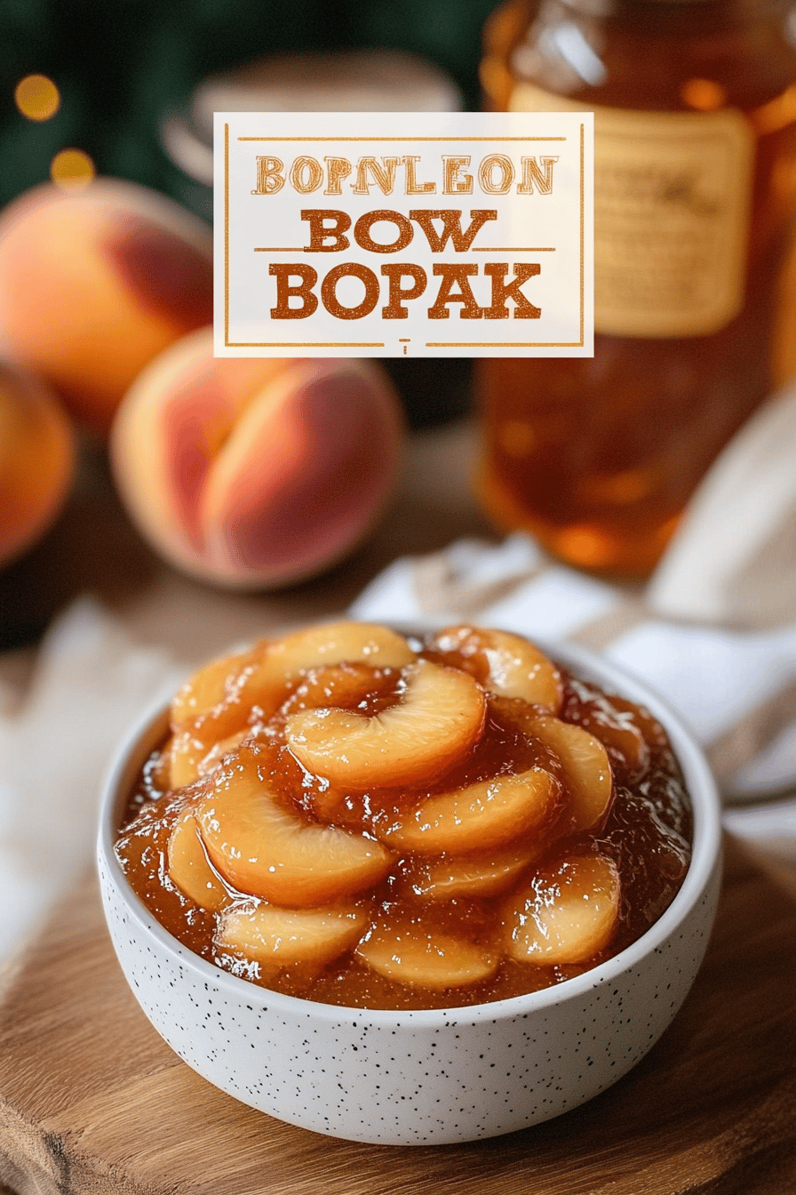 Bourbon Peach Jam