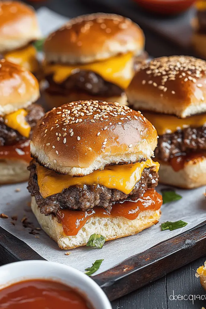 Cheeseburger sliders