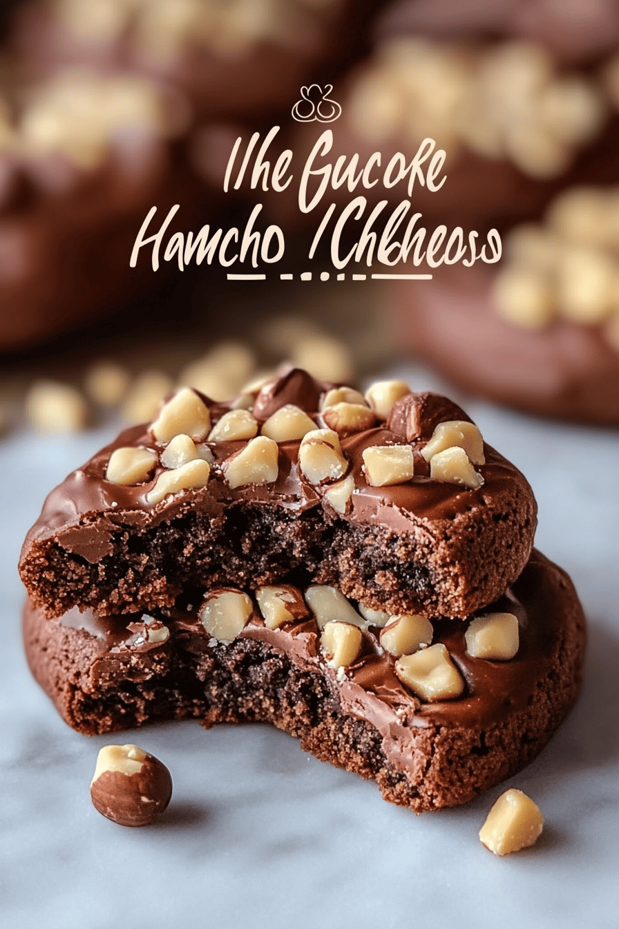 Chocolate Hazelnut Cookies ingredients organized and measured on kitchen counter