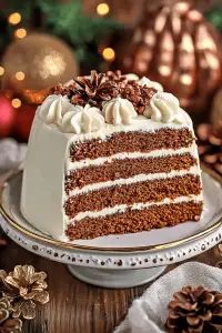 Christmas Gingerbread Cake