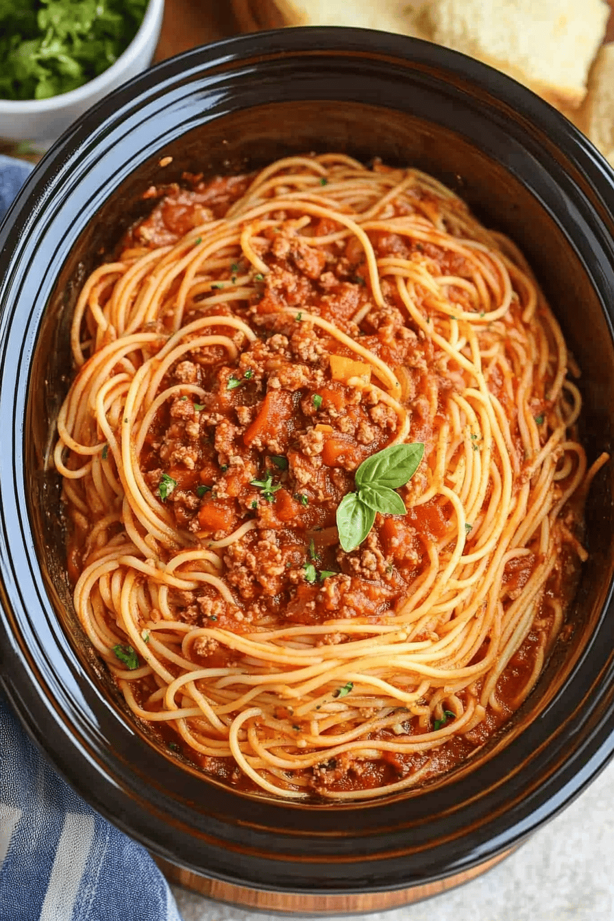 Crock-Pot Spaghetti
