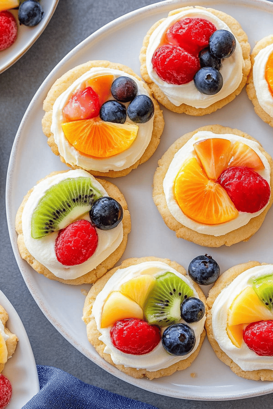 Fruit Pizza Sugar Cookies