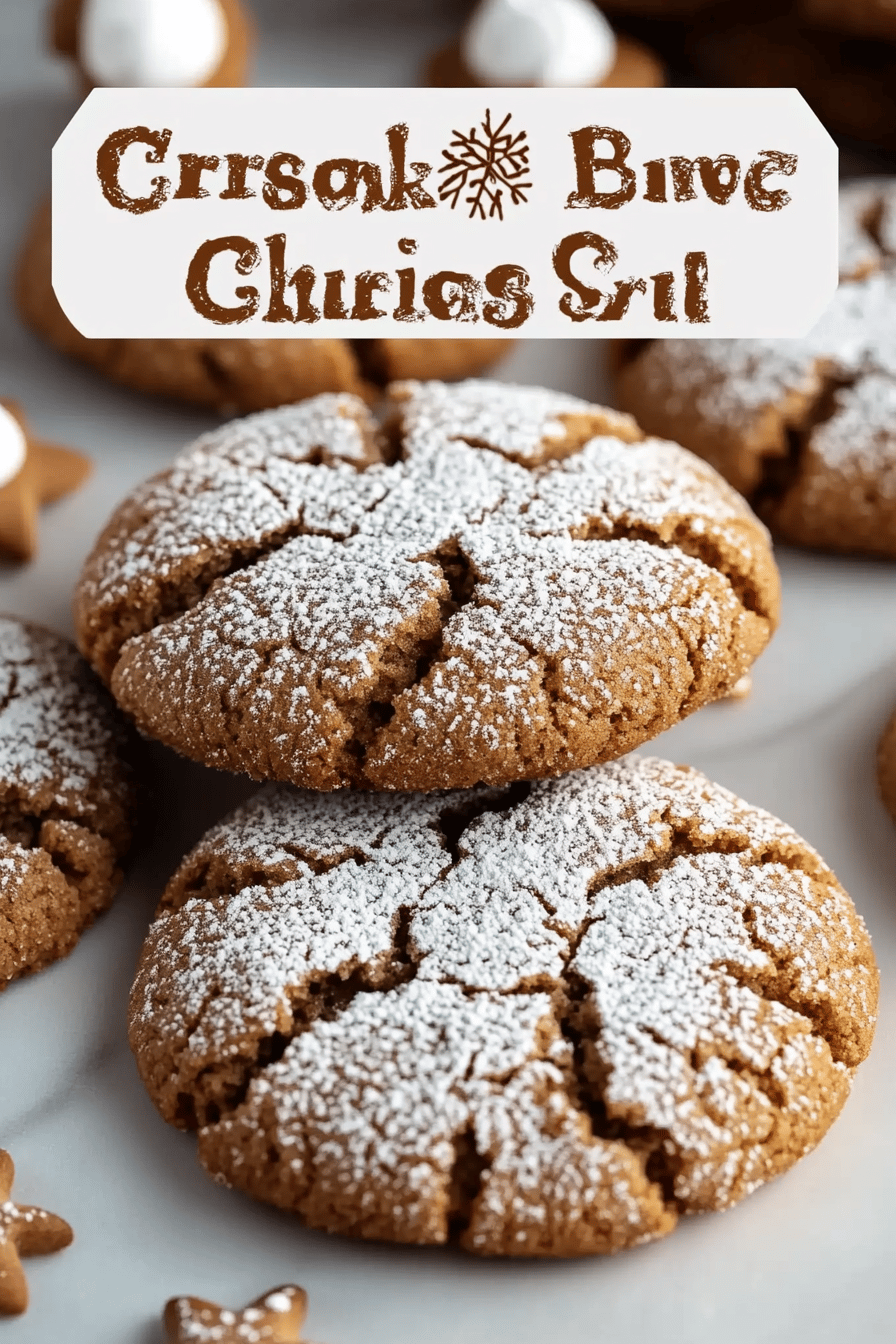 Gingerbread Crinkle Cookies ingredients organized and measured on kitchen counter