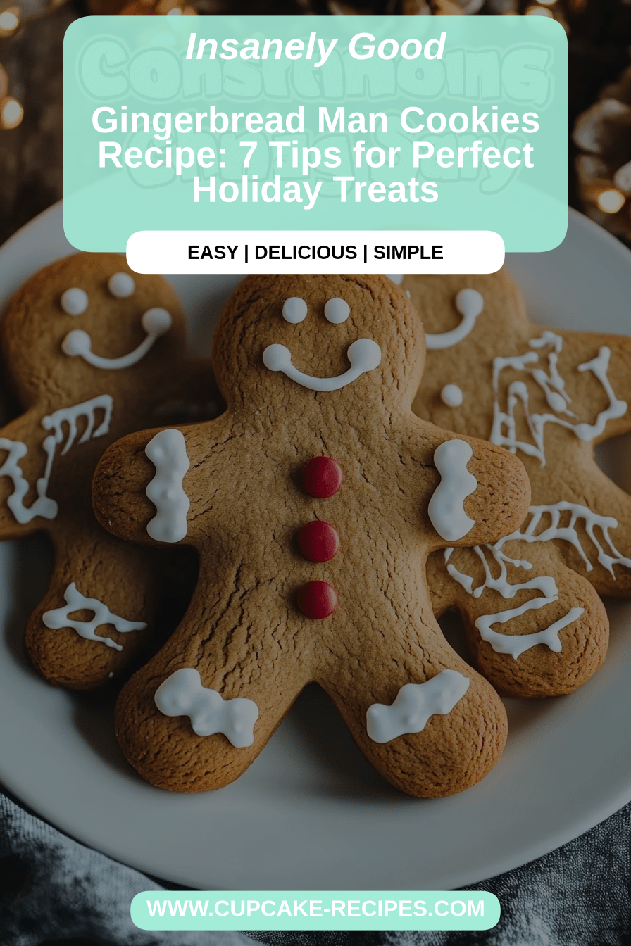 Gingerbread Man Recipe final dish beautifully presented and ready to serve