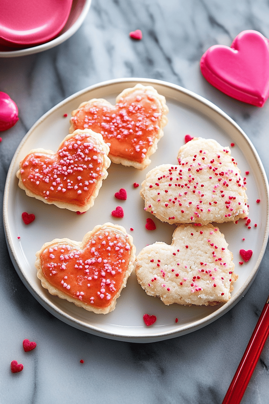 Heart shaped pop tarts