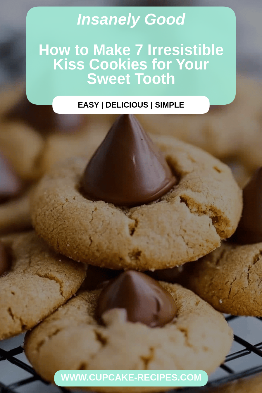 Kiss Cookies Recipe final dish beautifully presented and ready to serve