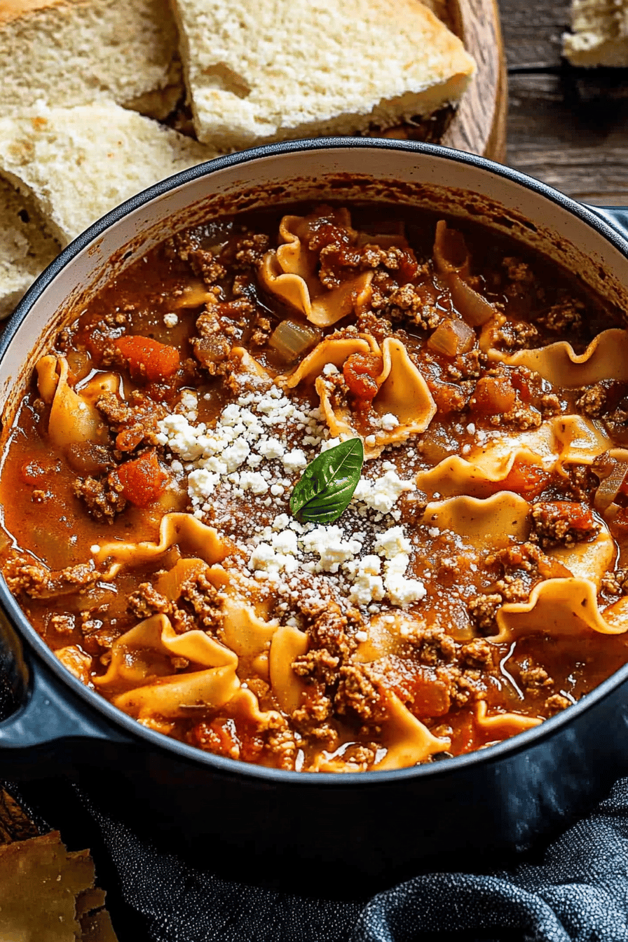 Lasagna Soup Recipe