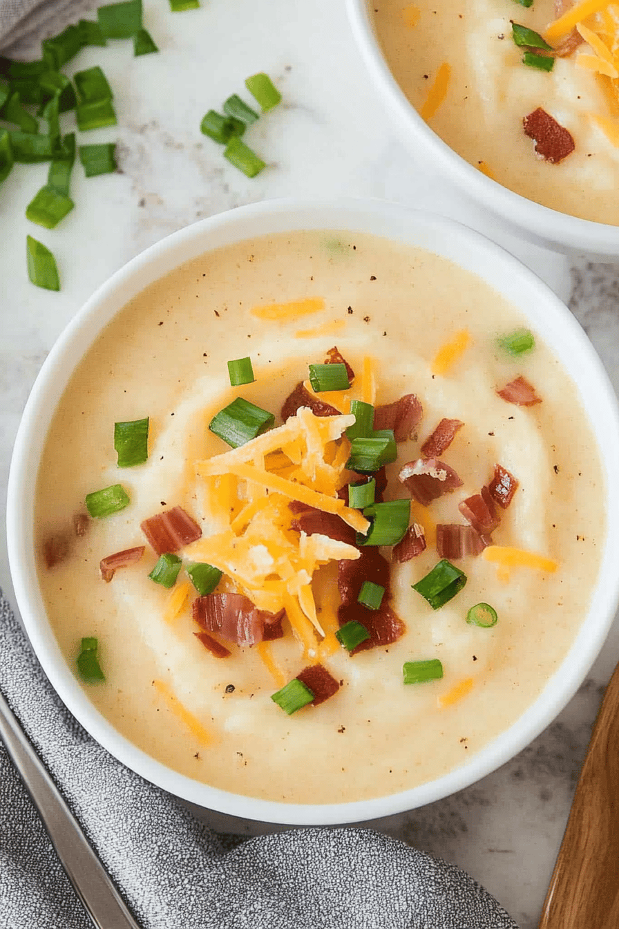 Leftover Mashed Potato Soup