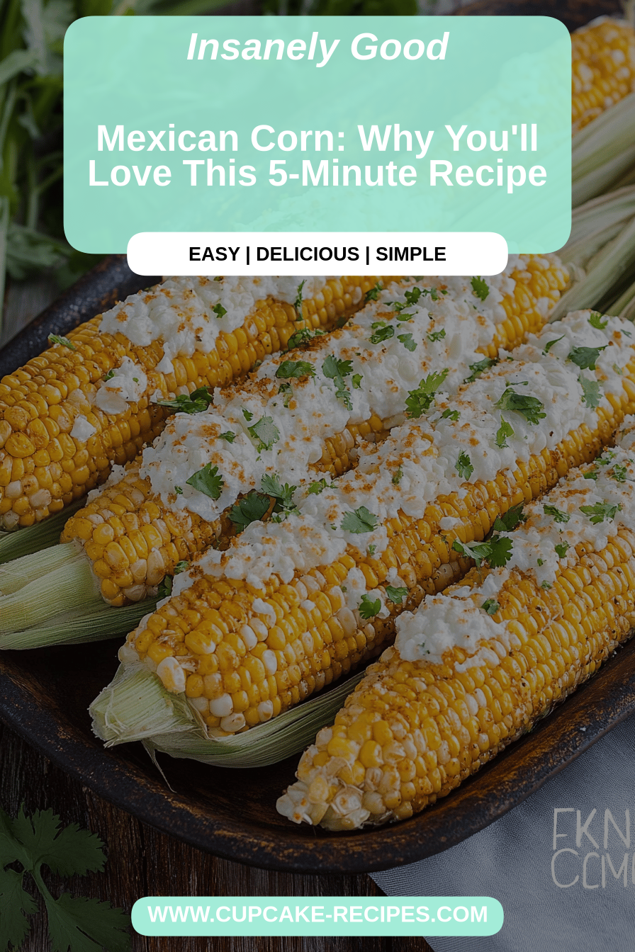 Mexican corn final dish beautifully presented and ready to serve