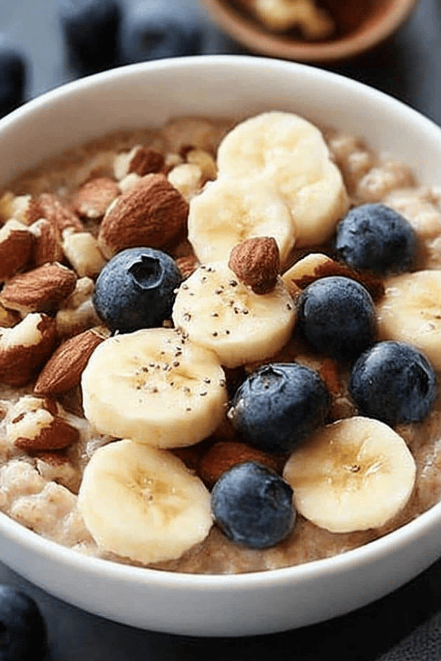 Oatmeal recipes ingredients organized and measured on kitchen counter