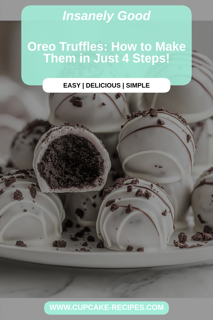 Oreo truffles final dish beautifully presented and ready to serve