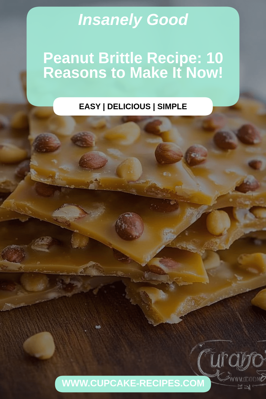 Peanut brittle recipe final dish beautifully presented and ready to serve