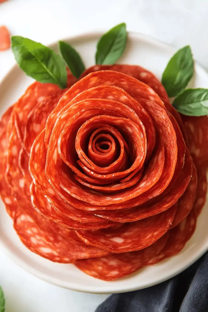 Pepperoni roses