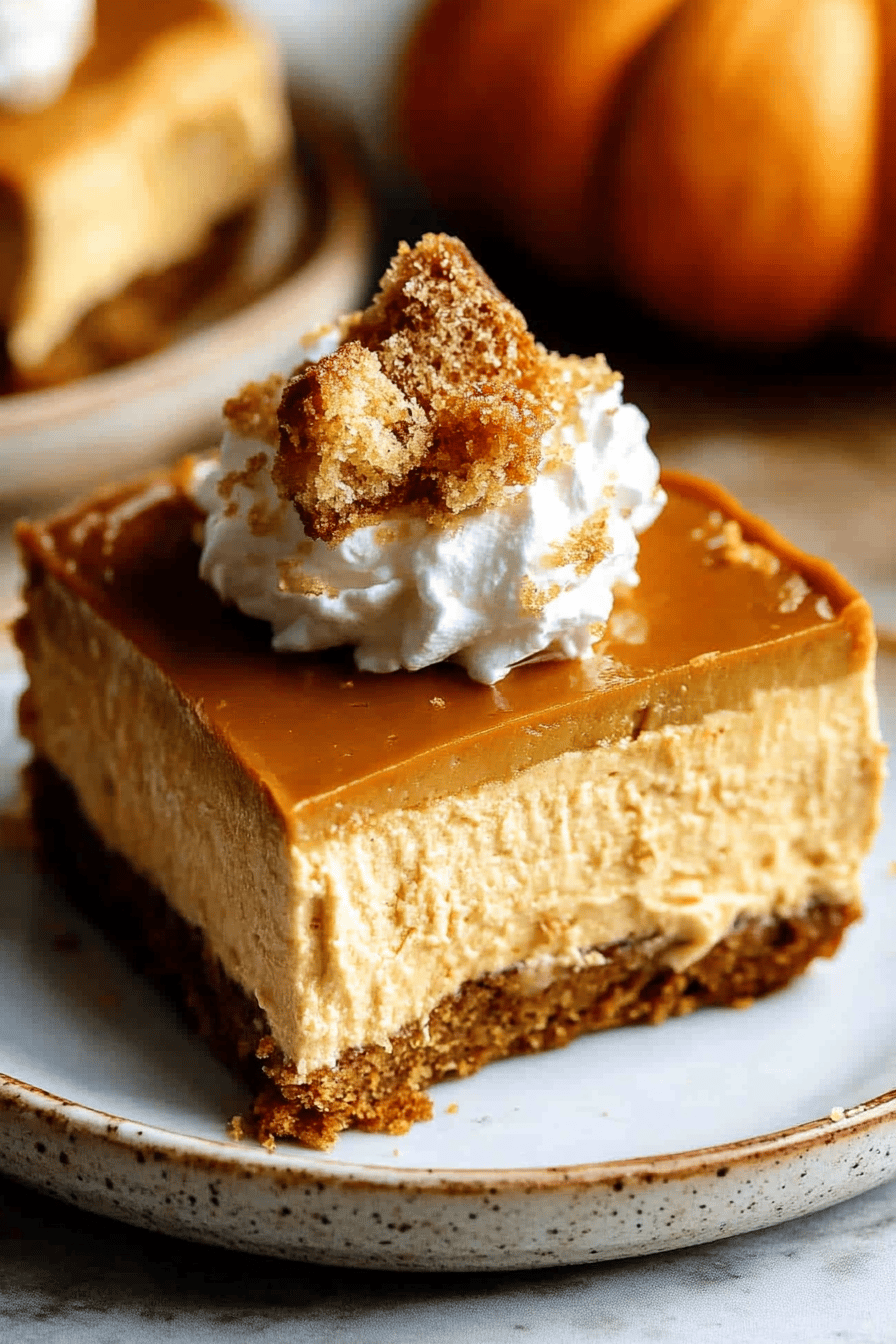 Pumpkin Cheesecake Recipe ingredients organized and measured on kitchen counter