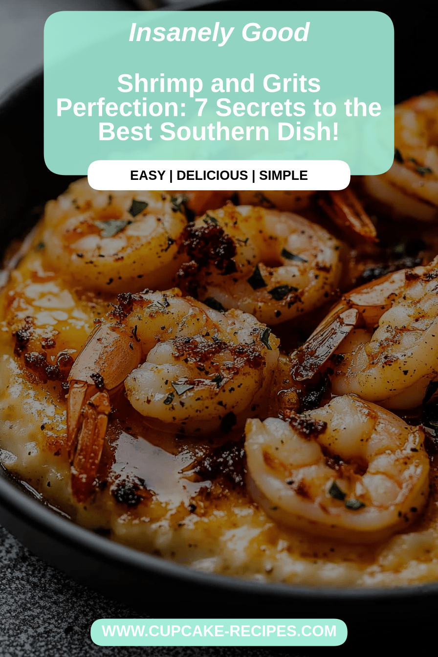 Shrimp and Grits Recipe final dish beautifully presented and ready to serve