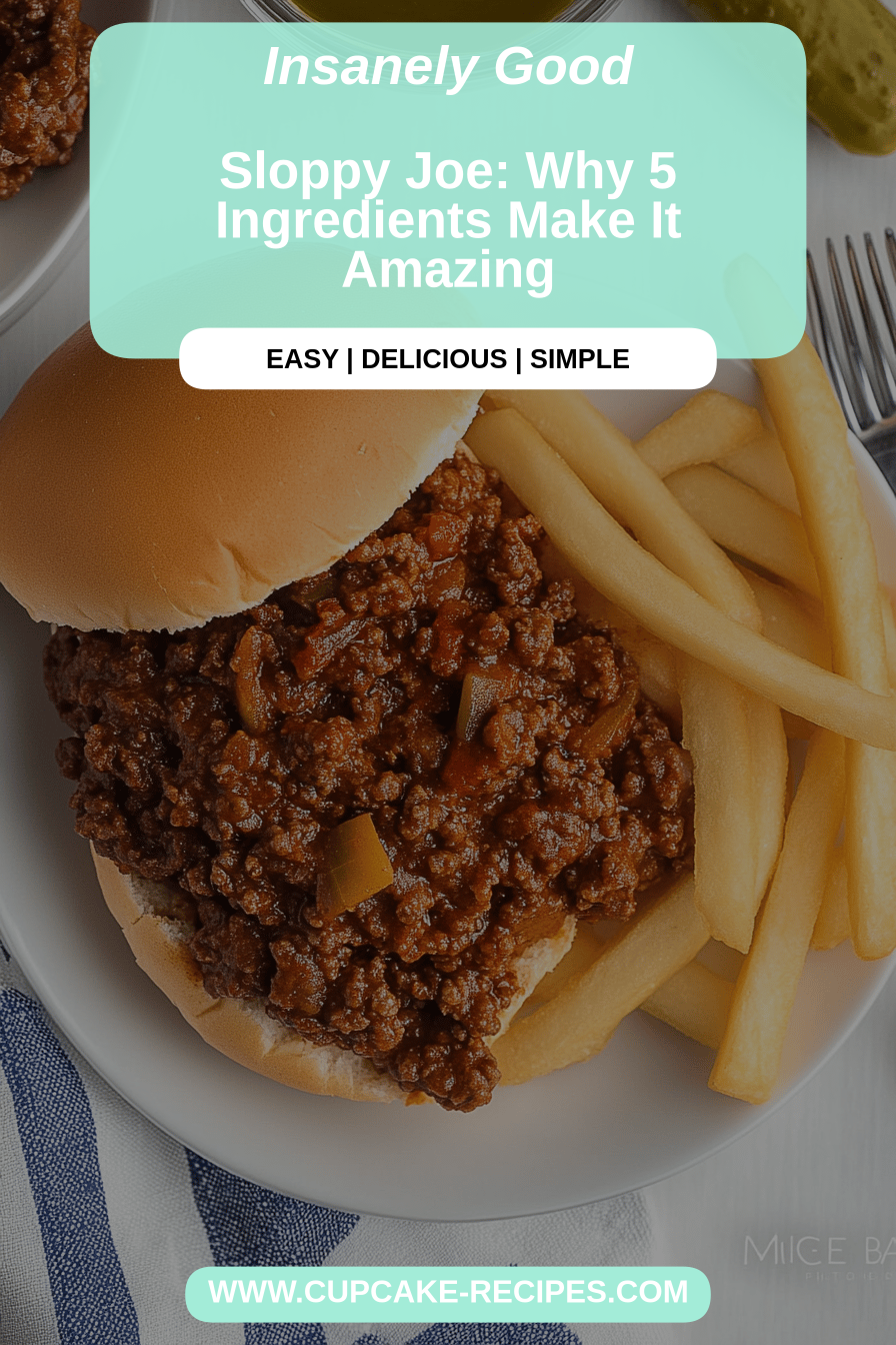 Sloppy Joe recipe final dish beautifully presented and ready to serve