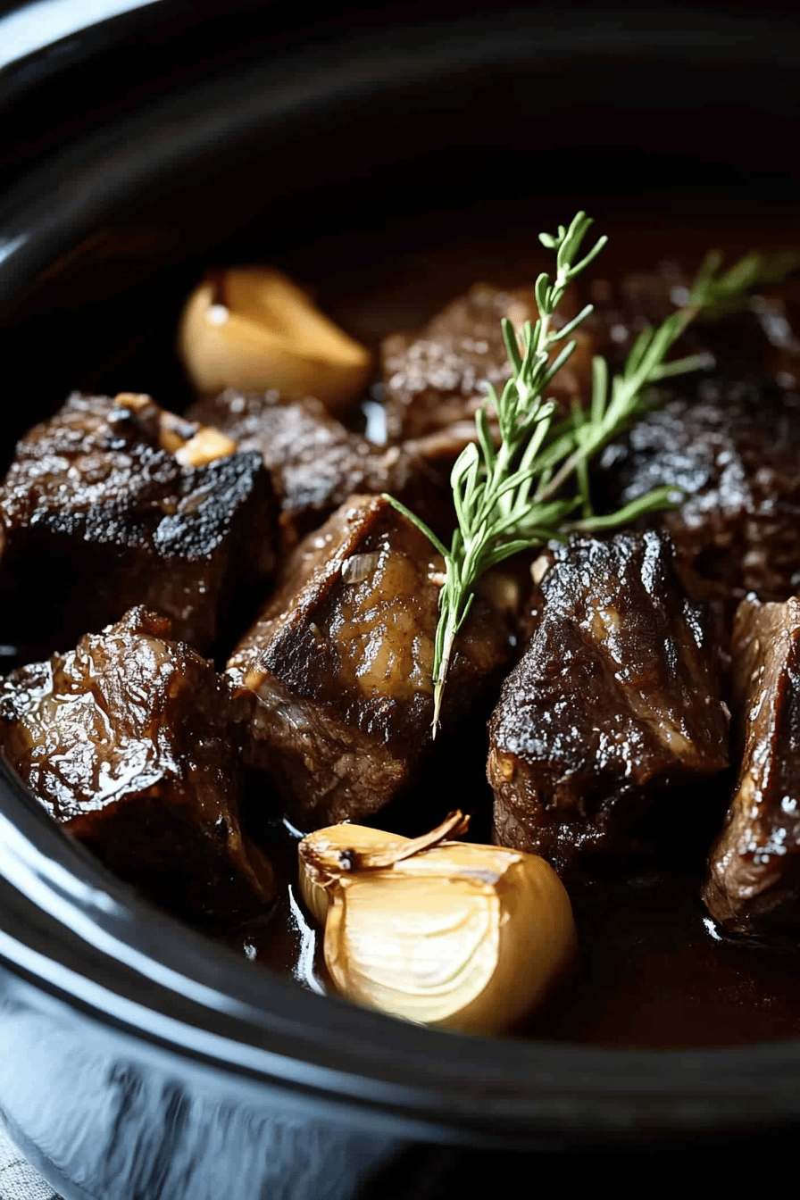 Slow Cooker Beef Short Ribs