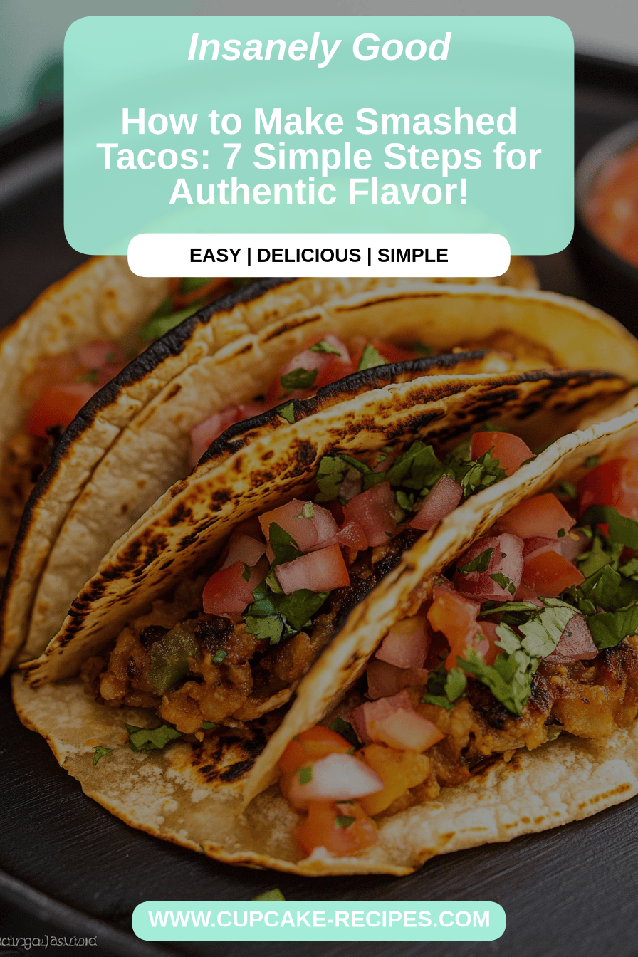 Smashed Tacos Recipe final dish beautifully presented and ready to serve
