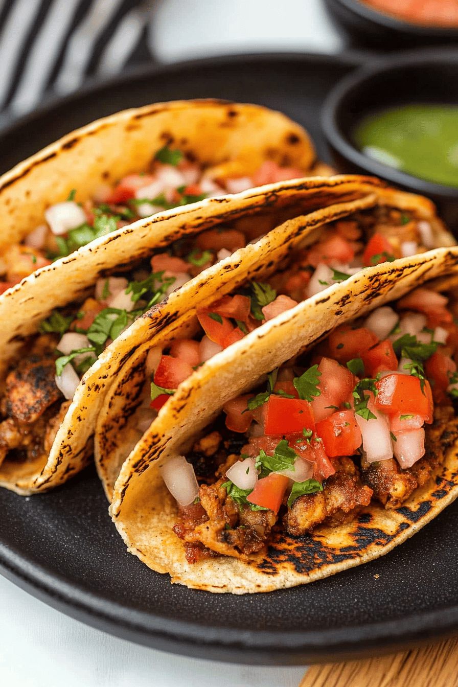 Smashed Tacos Recipe slice on plate showing perfect texture and swirl pattern