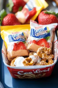 Strawberry pretzel salad