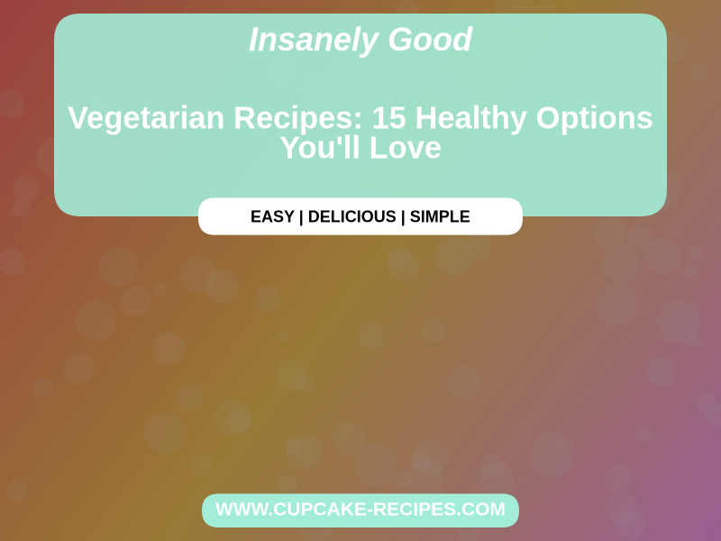 Vegetarian recipes final dish beautifully presented and ready to serve