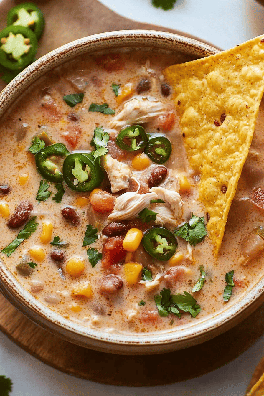 White Chicken Chili Recipe ingredients organized and measured on kitchen counter