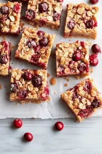 cranberry caramel bars