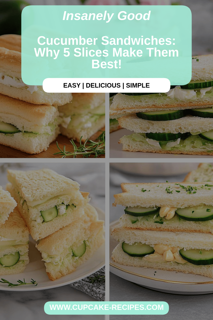 cucumber sandwiches final dish beautifully presented and ready to serve
