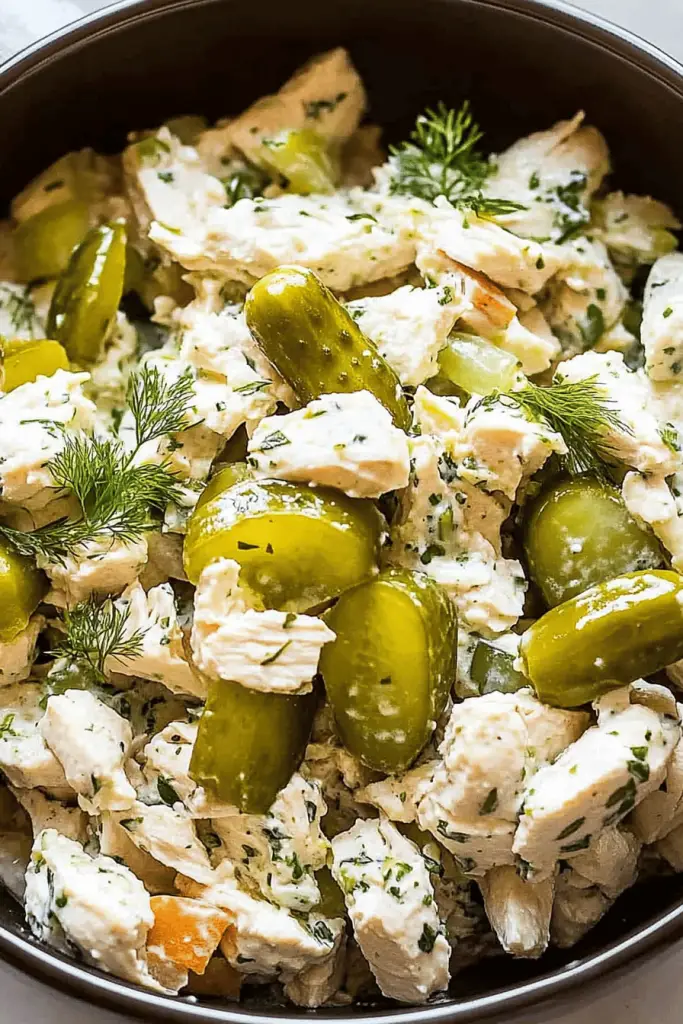 dill pickle chicken salad