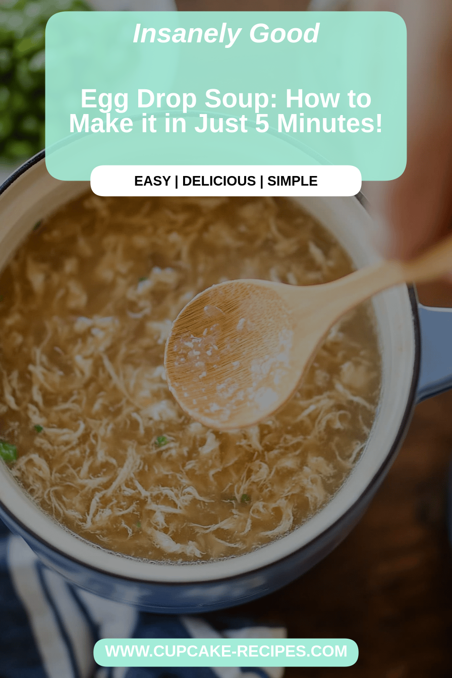 egg drop soup final dish beautifully presented and ready to serve
