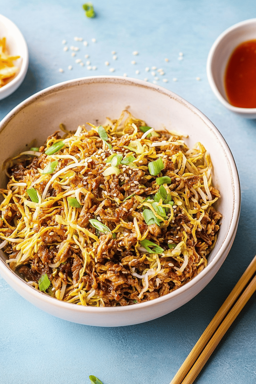 egg roll in a bowl slice on plate showing perfect texture and swirl pattern