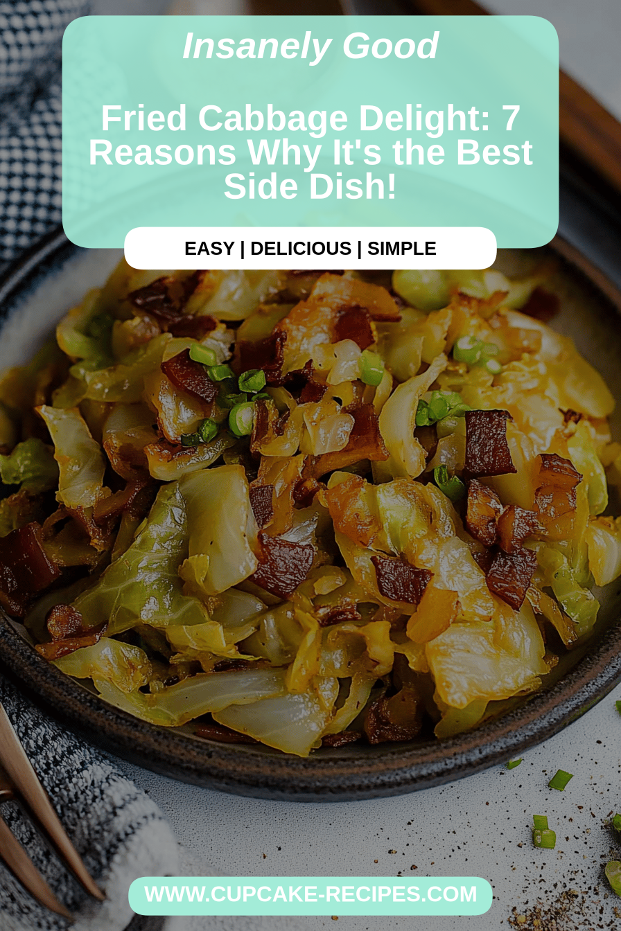 fried cabbage side dish final dish beautifully presented and ready to serve