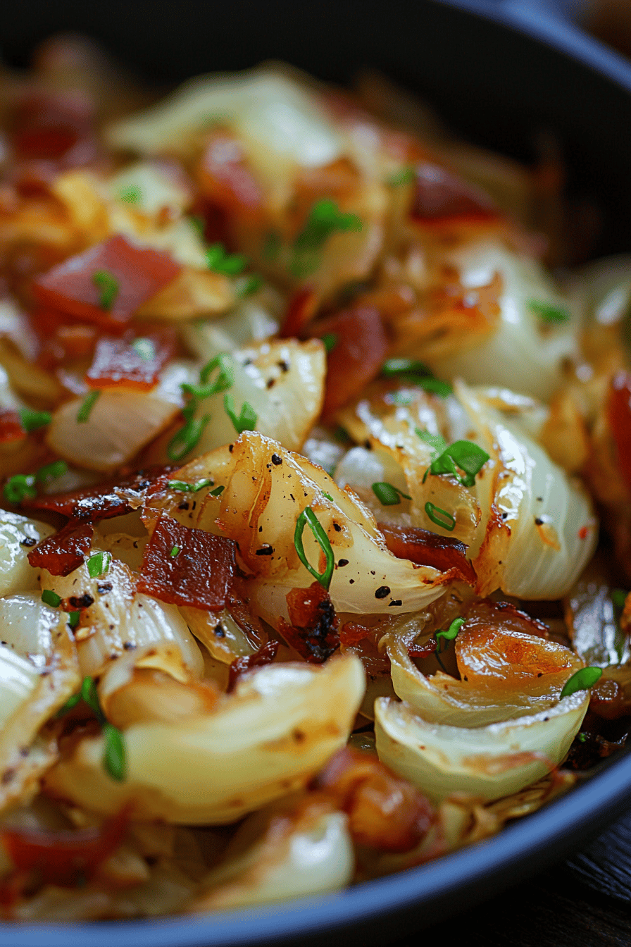 fried cabbage