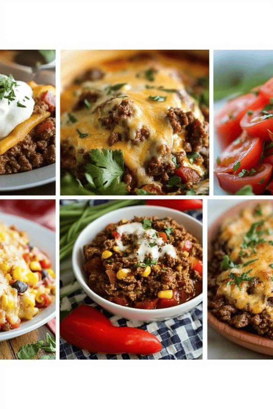 ground beef recipes slice on plate showing perfect texture and swirl pattern
