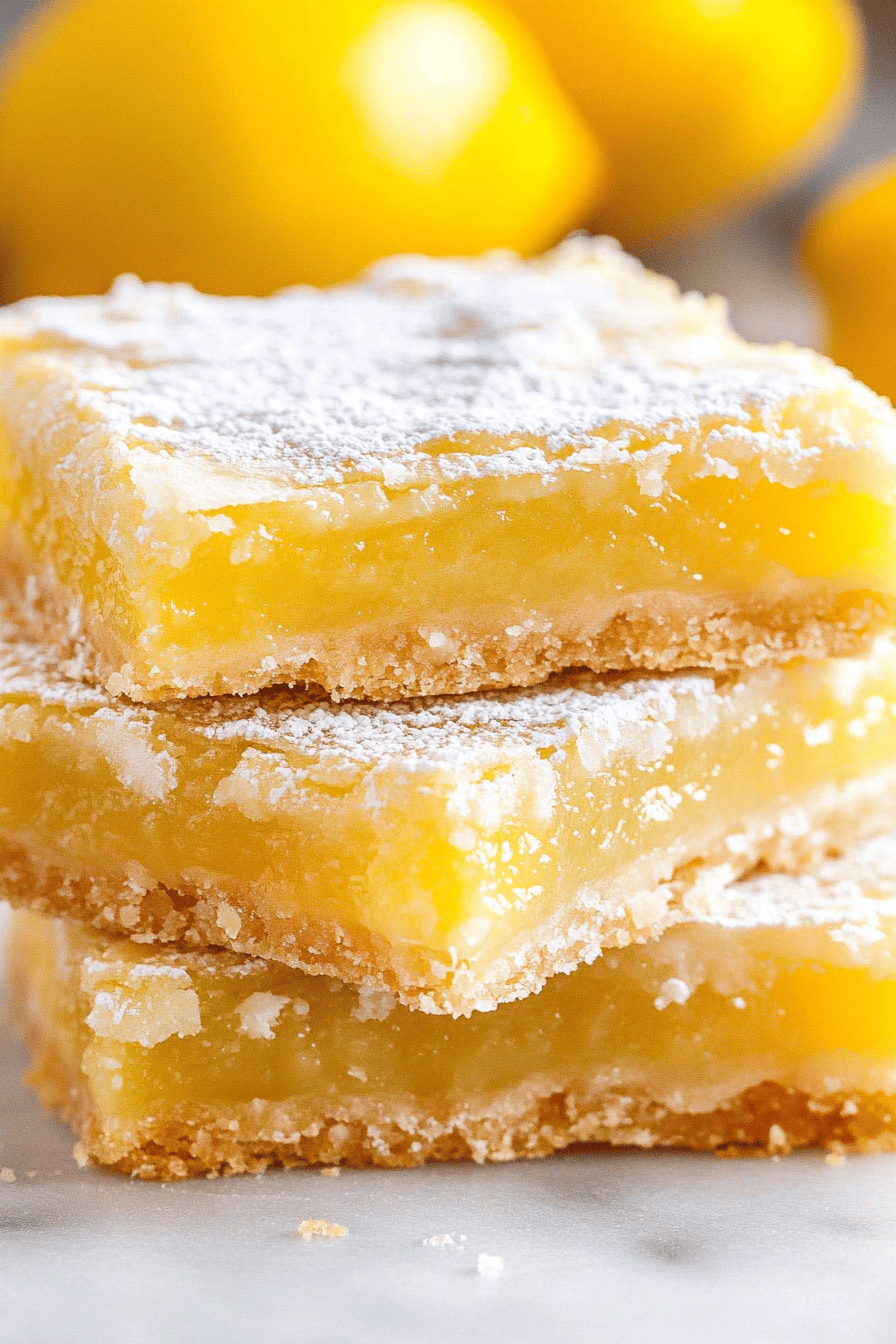 lemon bars ingredients organized and measured on kitchen counter