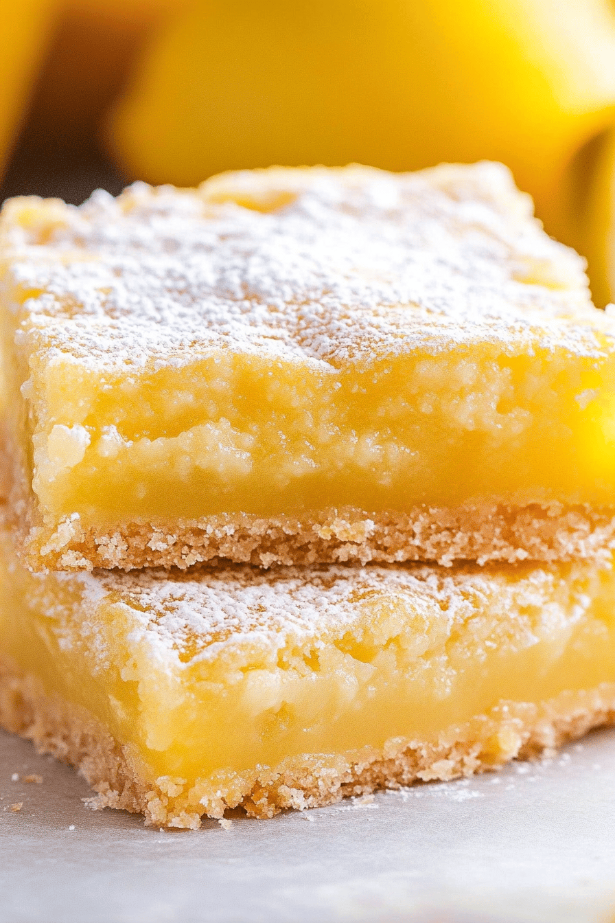 lemon bars slice on plate showing perfect texture and swirl pattern
