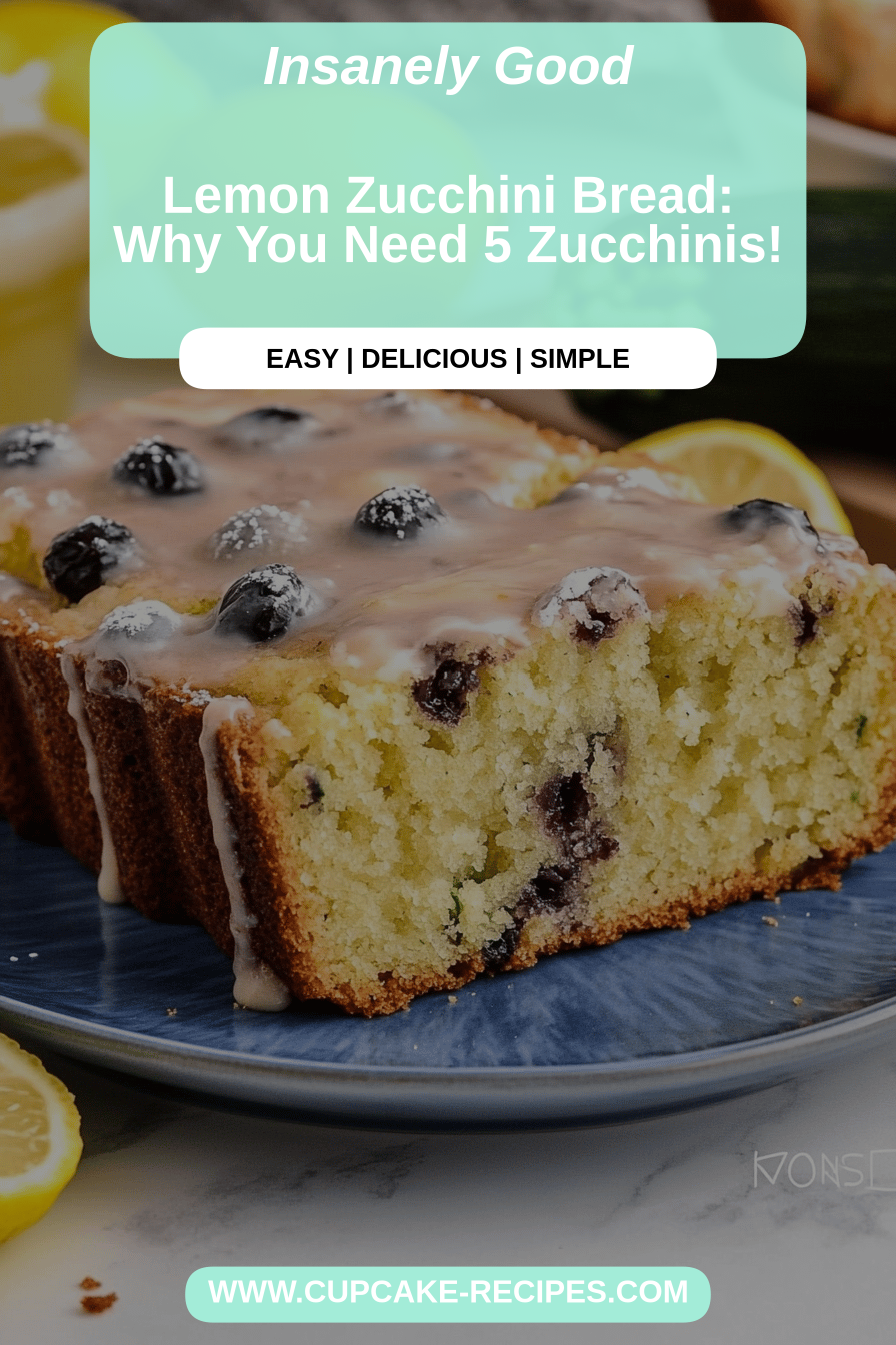 lemon zucchini bread final dish beautifully presented and ready to serve