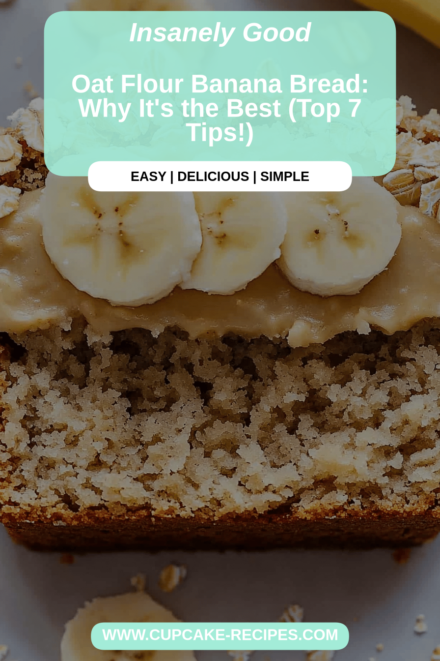 oat flour banana bread final dish beautifully presented and ready to serve