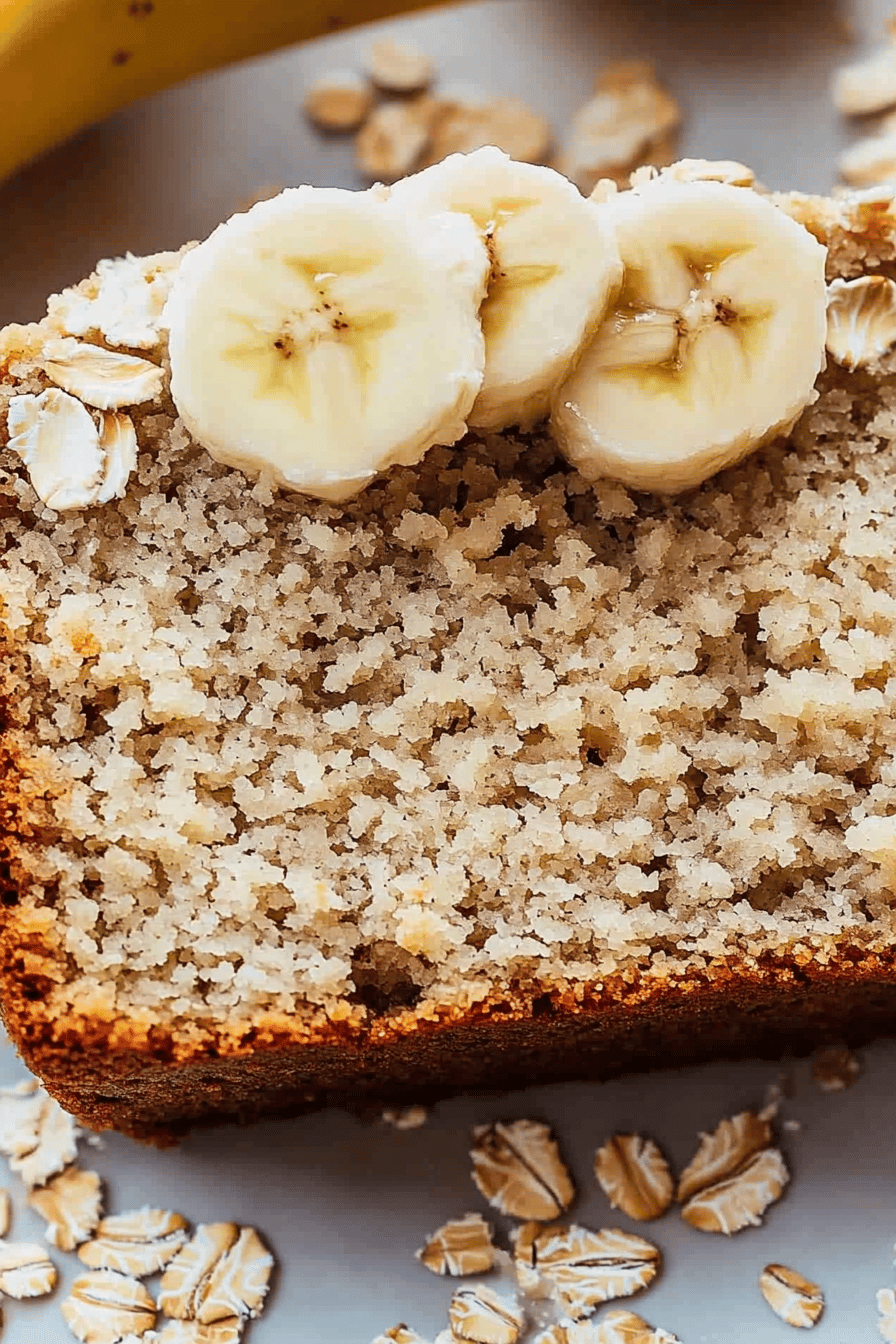 oat flour banana bread