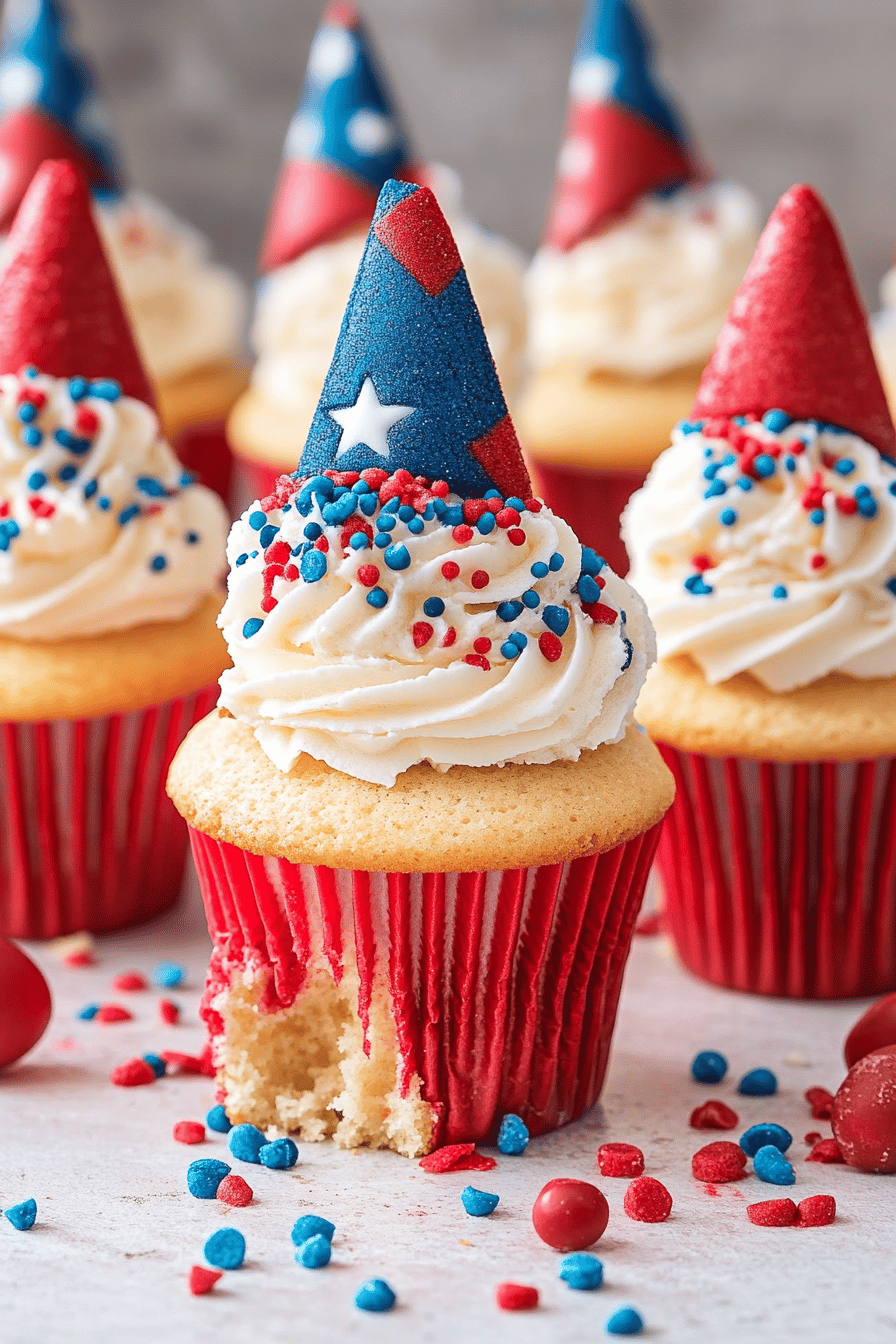 patriotic cupcakes