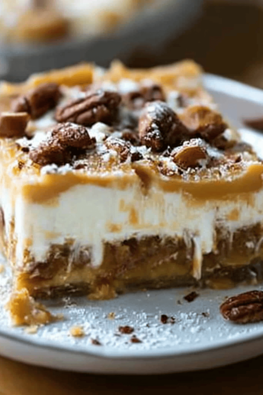 pumpkin lasagna slice on plate showing perfect texture and swirl pattern