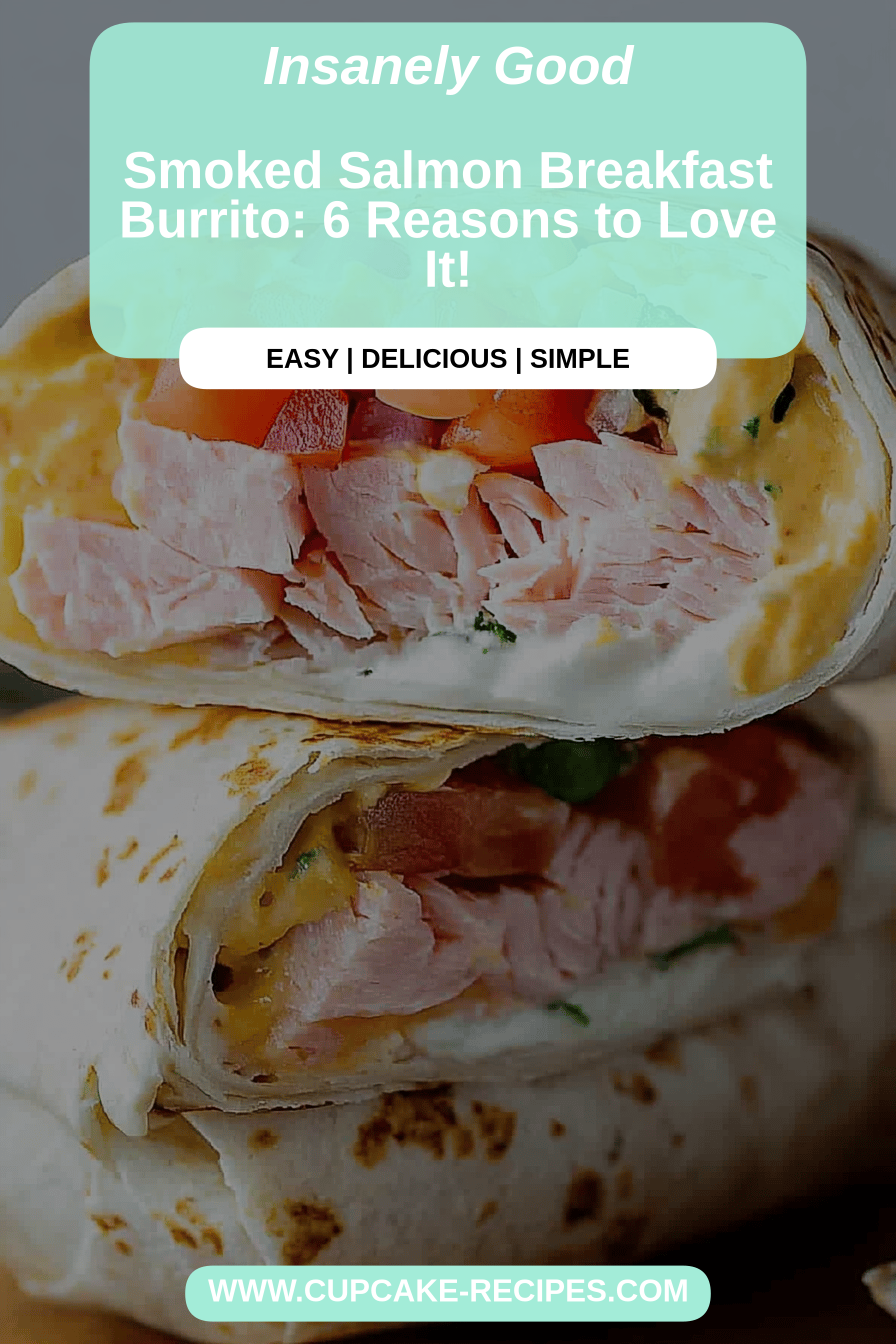 smoked salmon burrito final dish beautifully presented and ready to serve