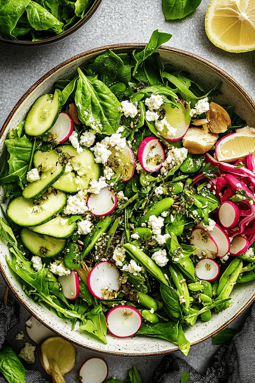 spring salad ingredients