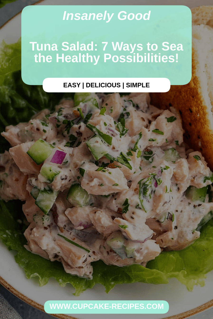 tuna salad final dish beautifully presented and ready to serve