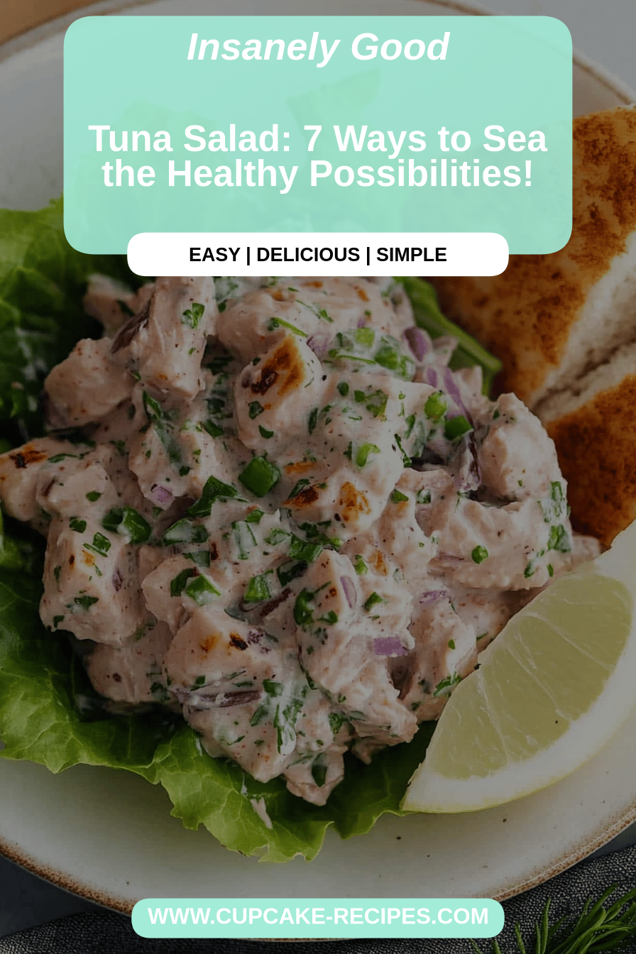 tuna salad final dish beautifully presented and ready to serve