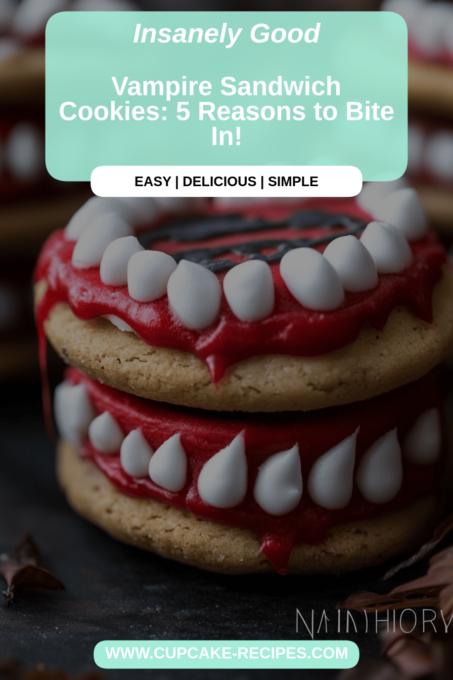 vampire cookies final dish beautifully presented and ready to serve